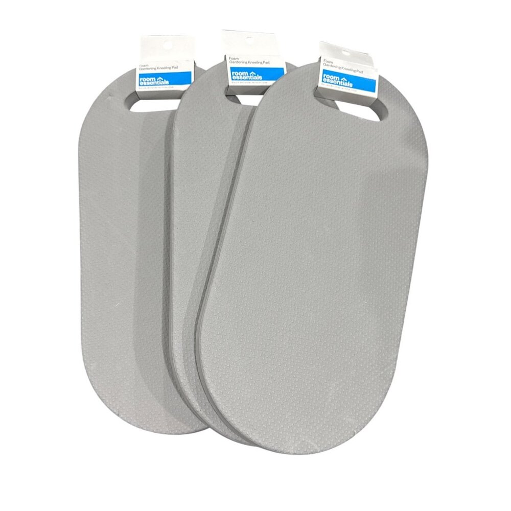 Room Essentials Foam Gardening Kneeling Pad Set Of 3 Gray 18” X 8.5” X 1” Lightw